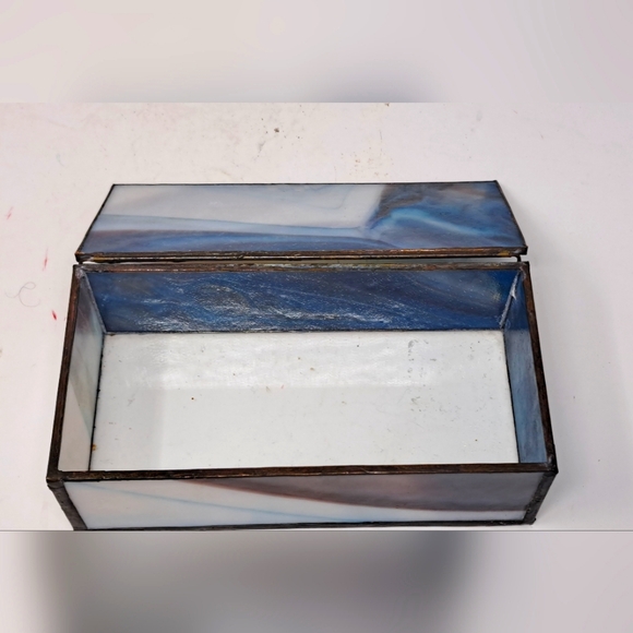Stained Glass Jewlery Box/Trinket Box - Picture 6 of 7